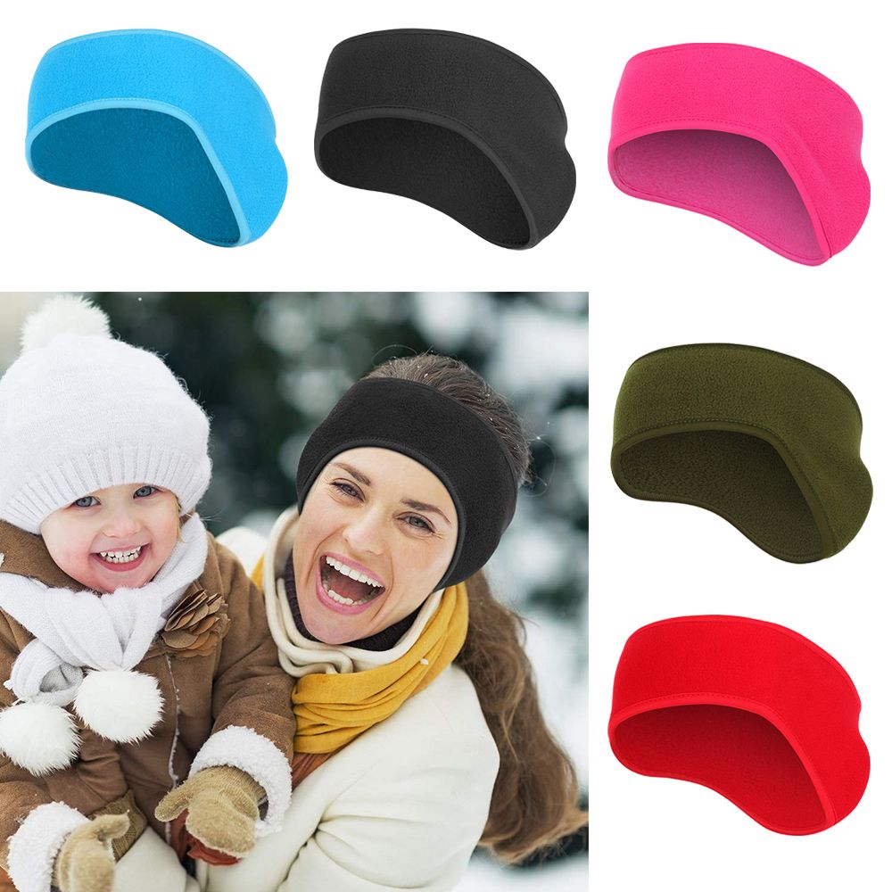 Fleece Ear Warmer Band - 1 Stück Haarband für Frauen und