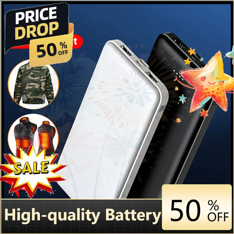 Heated Vest Battery - 5V 2A Powerbank 20000mAh für beheizte