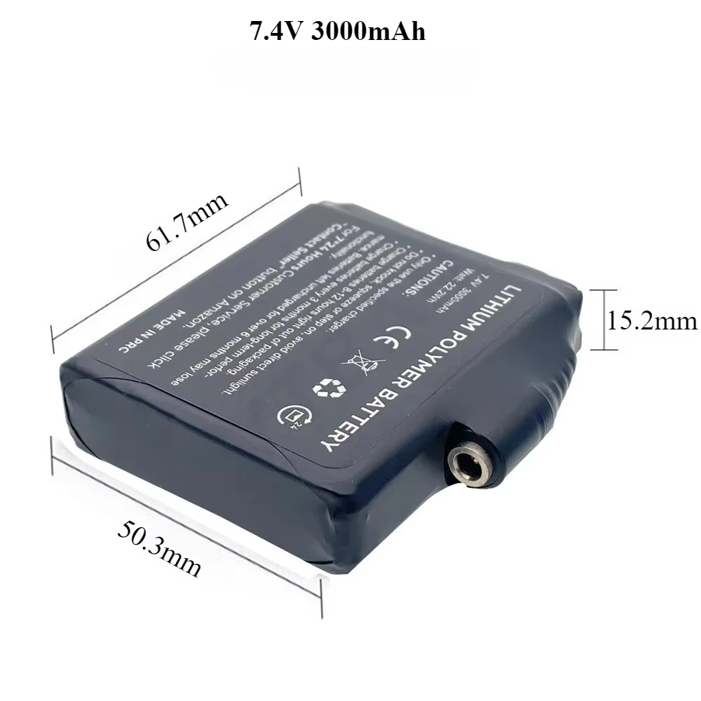 7,4V Wiederaufladbare Lithium- – Heated Vest Battery Bewertung und Preis