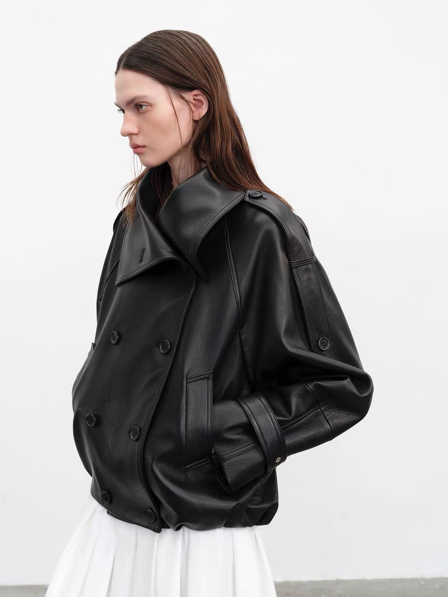 Modische Echtlederjacke für Da – Down Jacket Packable Bewertung und Preis