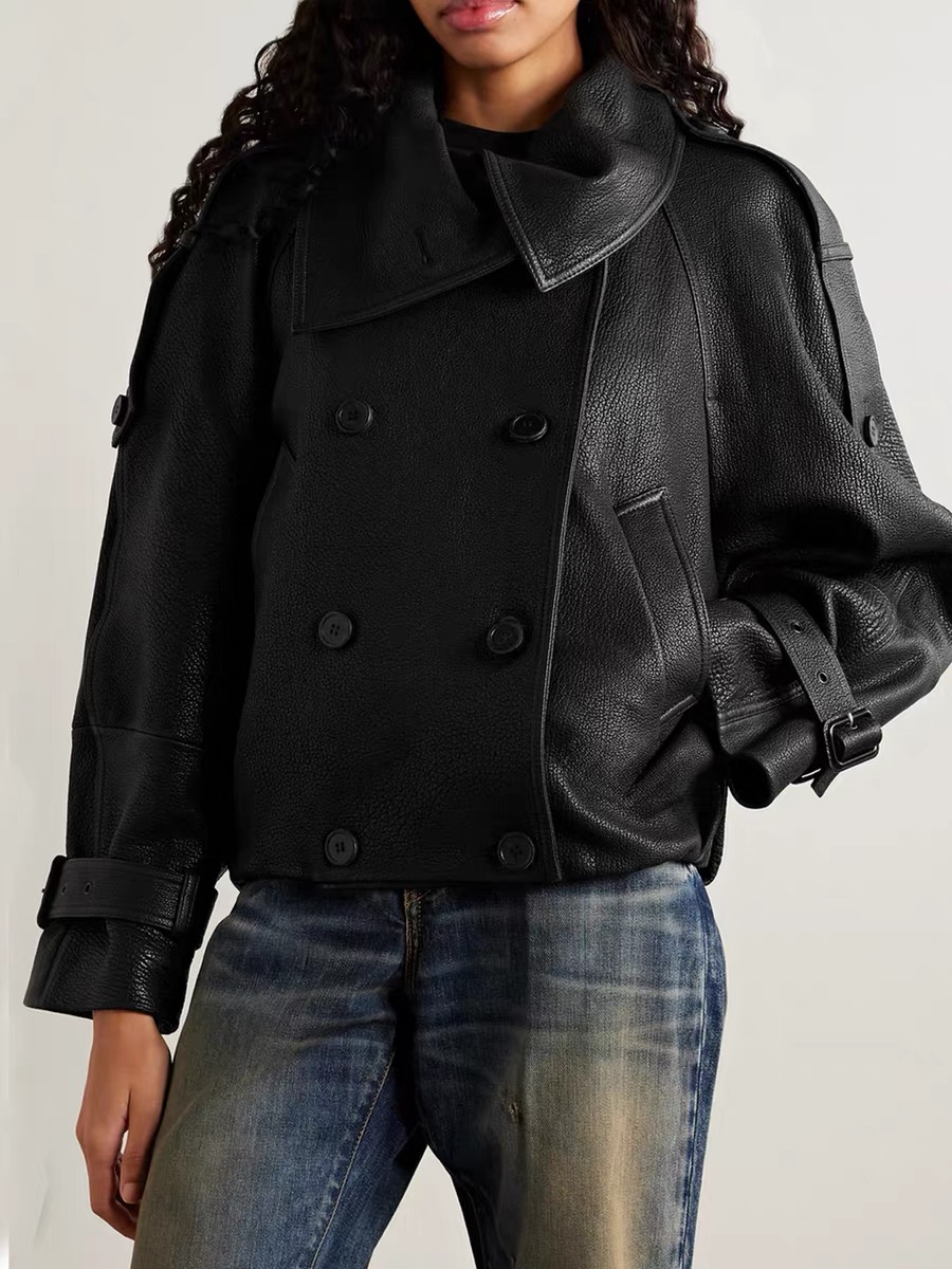 Modische Echtlederjacke für Da – Down Jacket Packable Bewertung und Preis