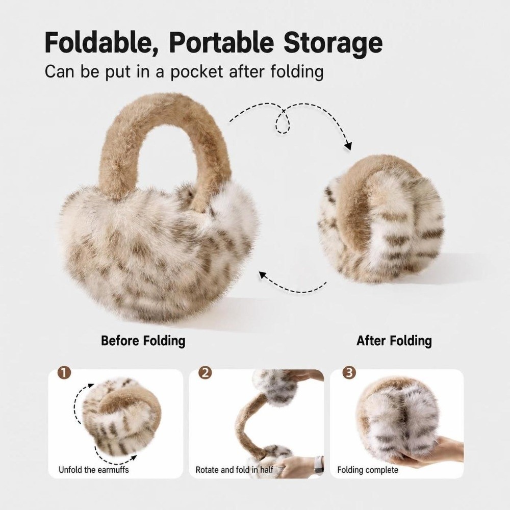 Vintage Winddichte Kunstfell-O – Earmuffs Foldable Bewertung und Preis